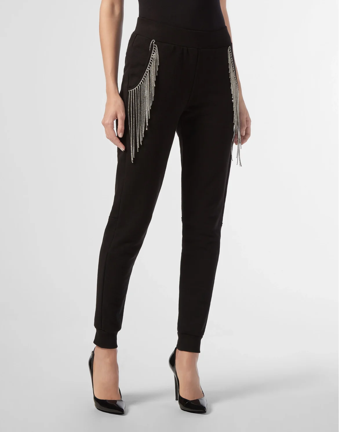 Jogging Trousers Fringe, цвет: Черный