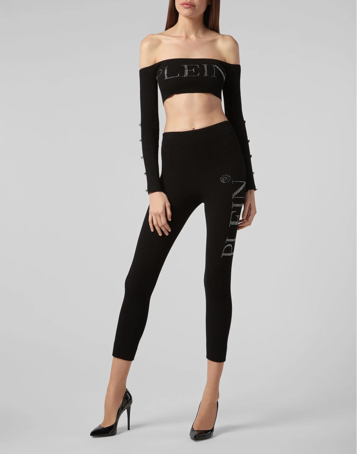 Knit Top LS, цвет: Черный