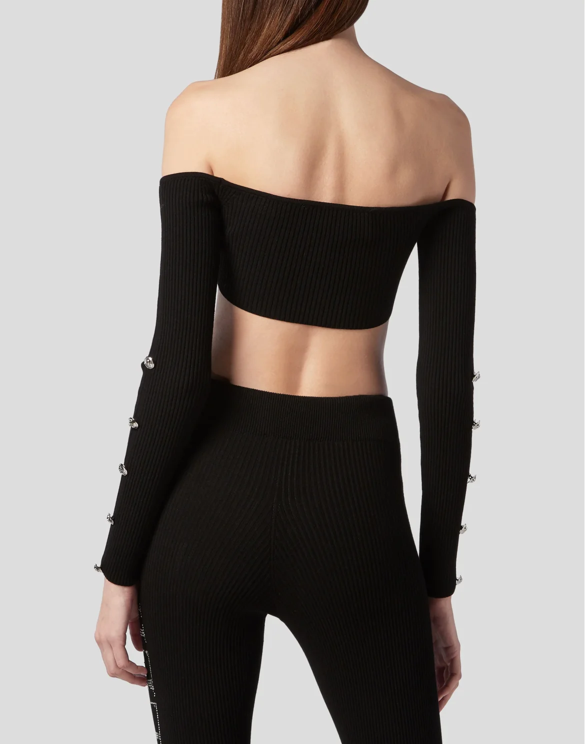 Knit Top LS, цвет: Черный