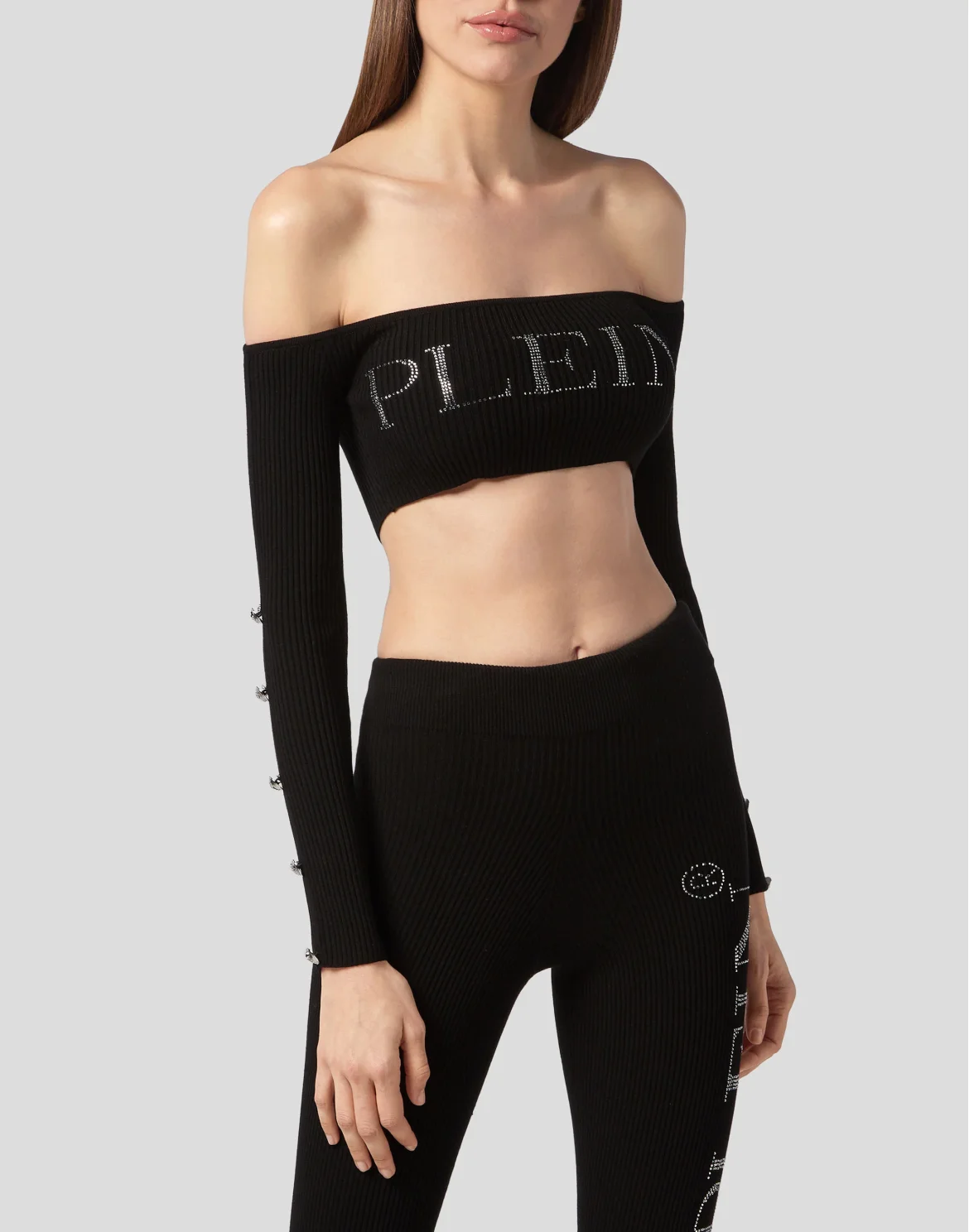 Knit Top LS, цвет: Черный