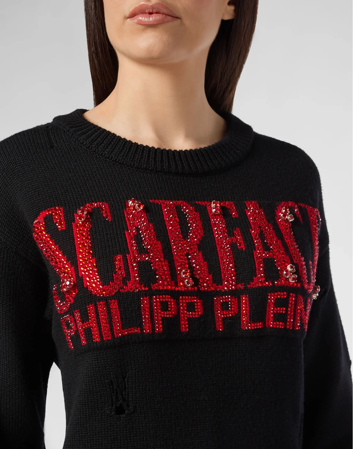 Pullover Round Neck LS Scarface, цвет: Черный