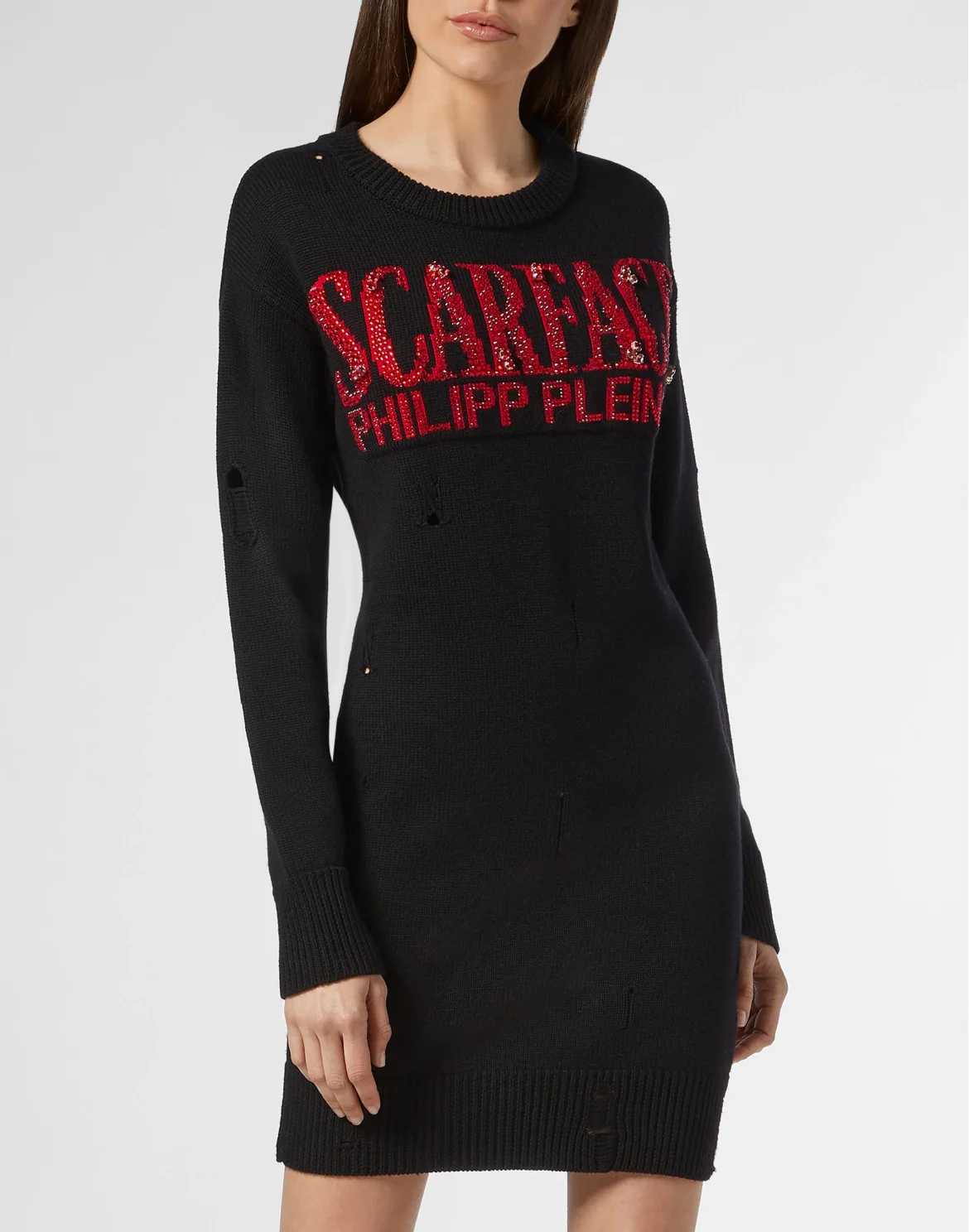 Pullover Round Neck LS Scarface, цвет: Черный