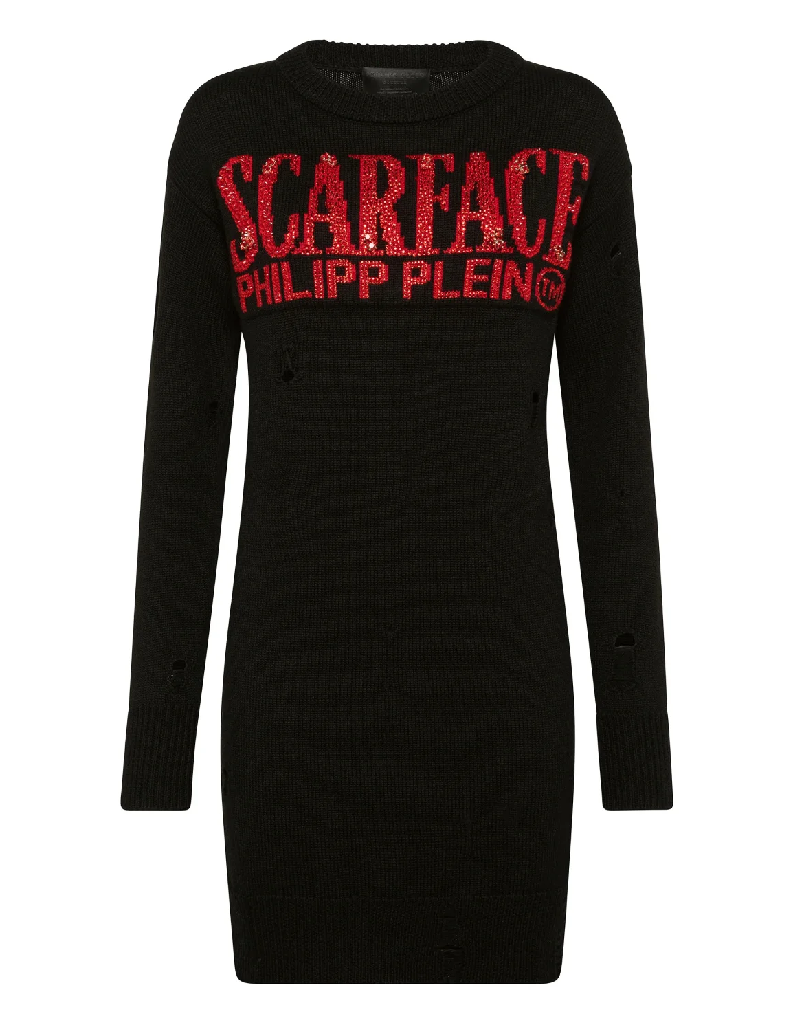 Pullover Round Neck LS Scarface, цвет: Черный