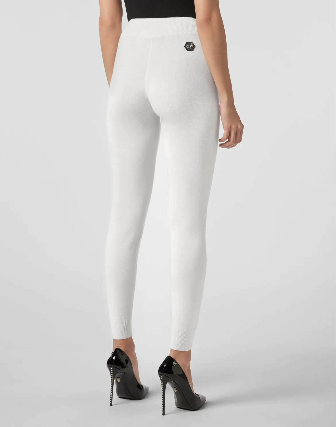 Knit Jogging Trousers Skull, цвет: Белый