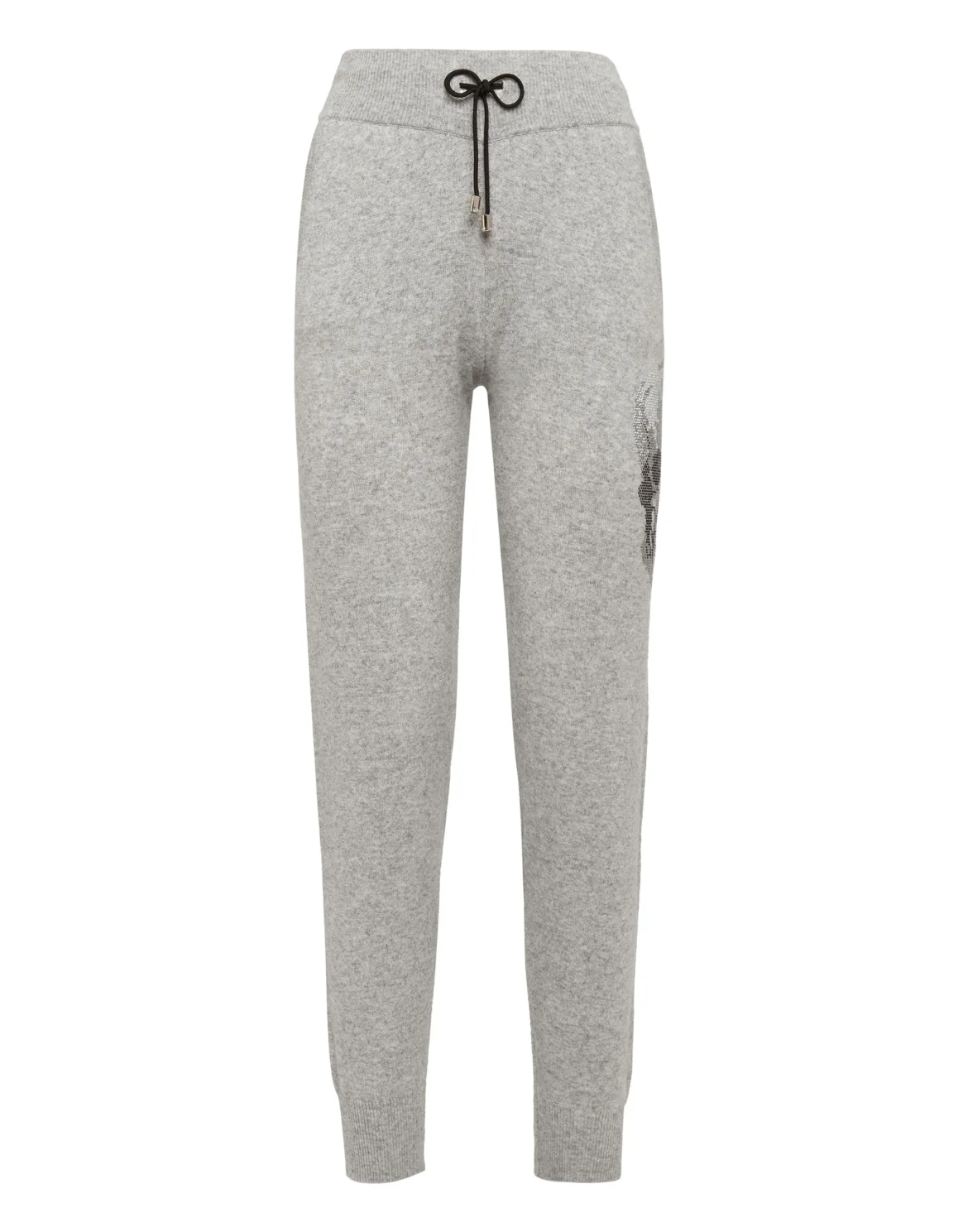 Knit Jogging Trousers Skull, цвет: Серый
