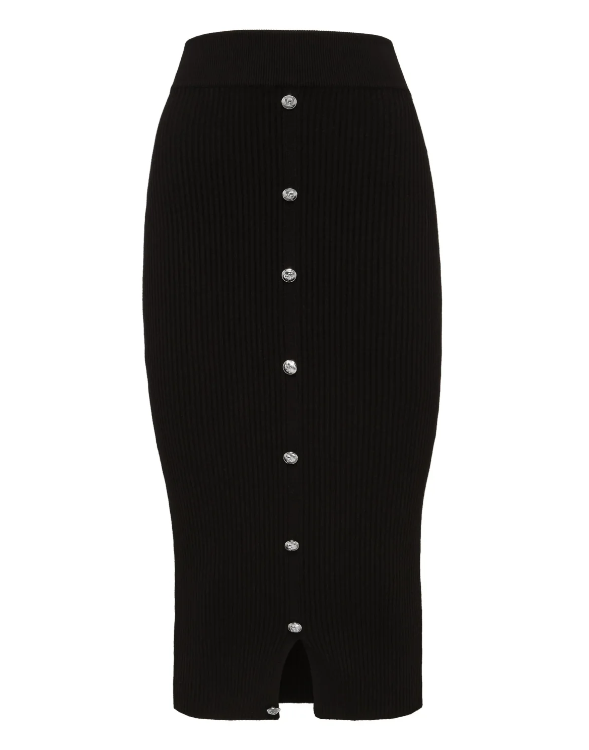 Knit Short Skirt, цвет: Черный