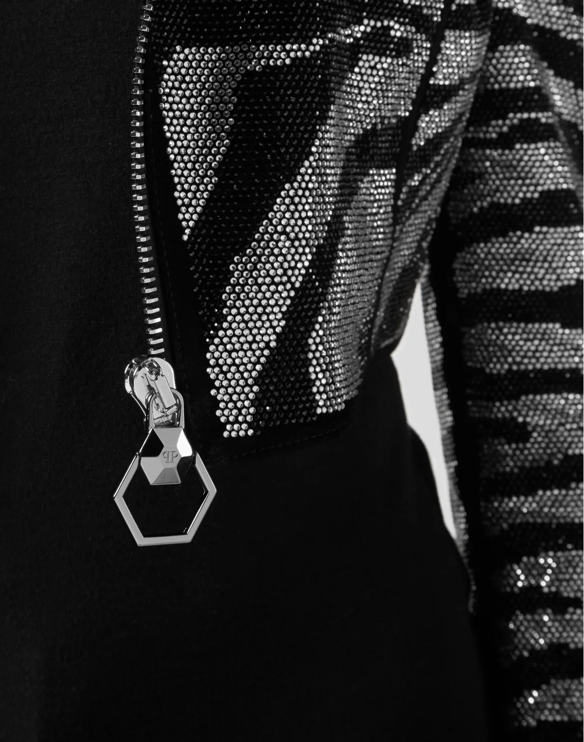 Leather Biker Crystal, цвет: Черный