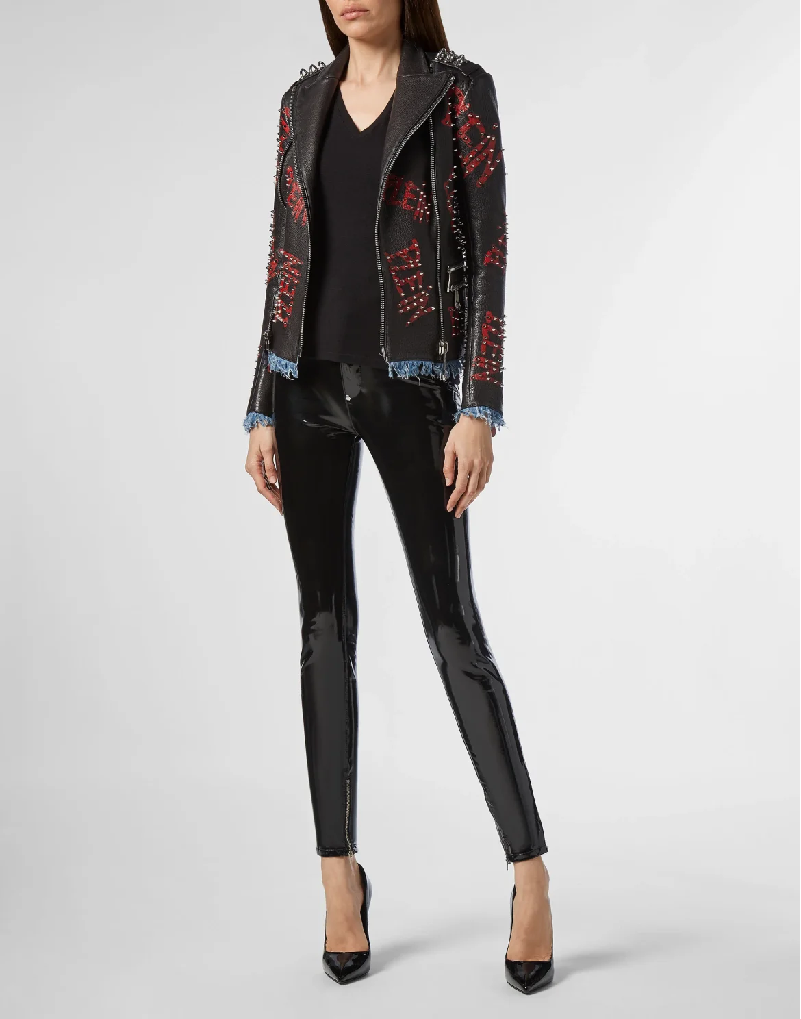 Leather Jacket Statement, цвет: Черный