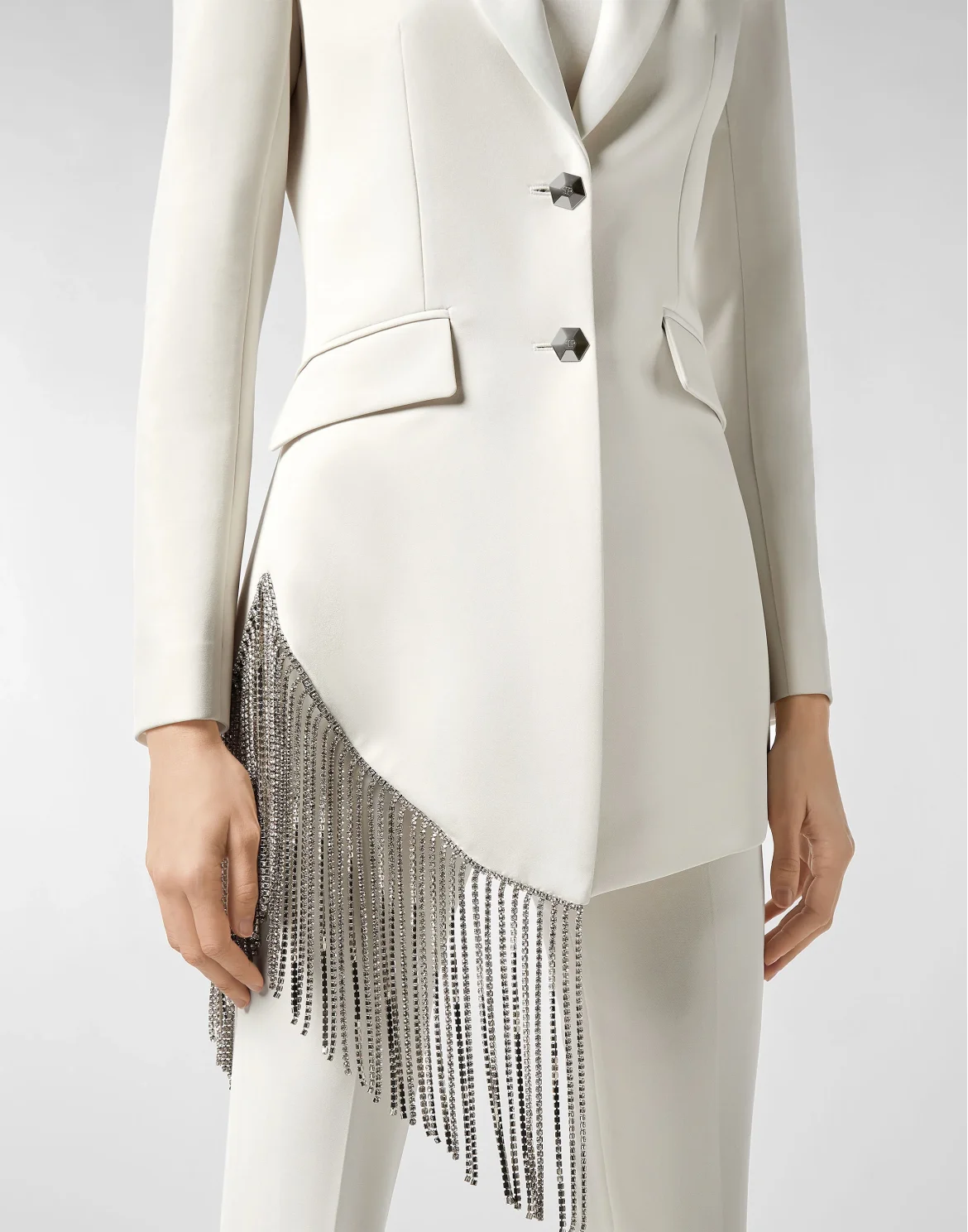 Blazer Fringe, цвет: Белый