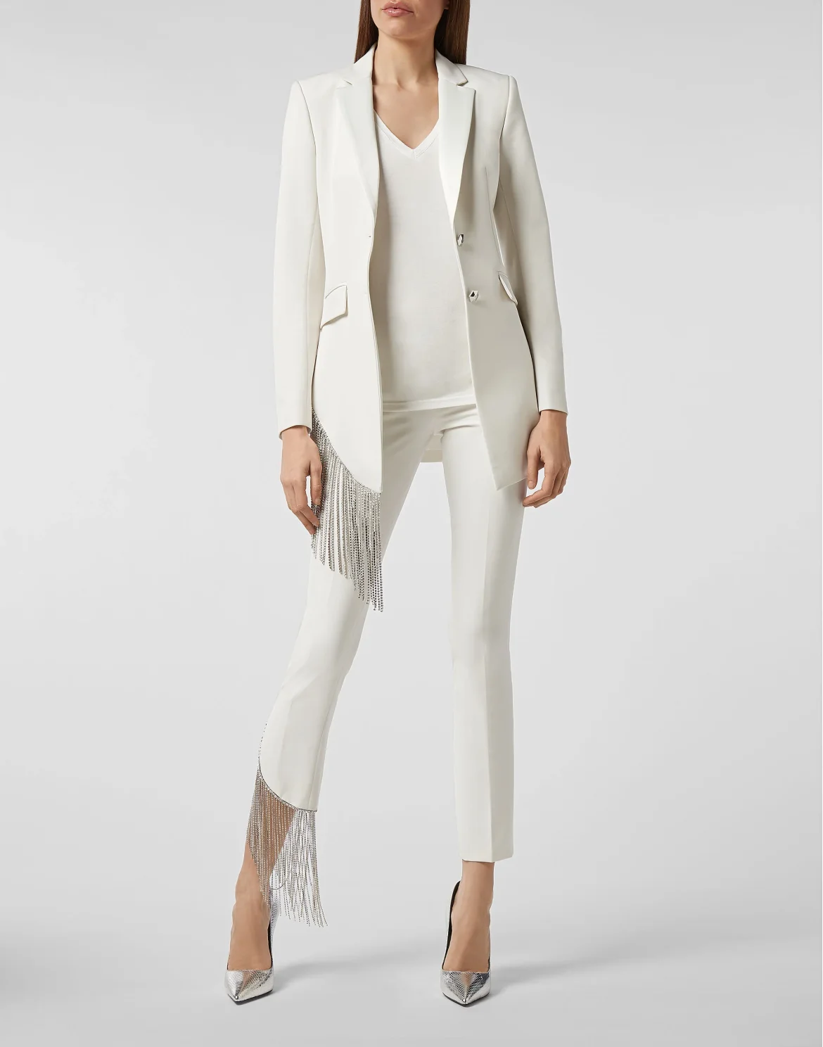 Blazer Fringe, цвет: Белый
