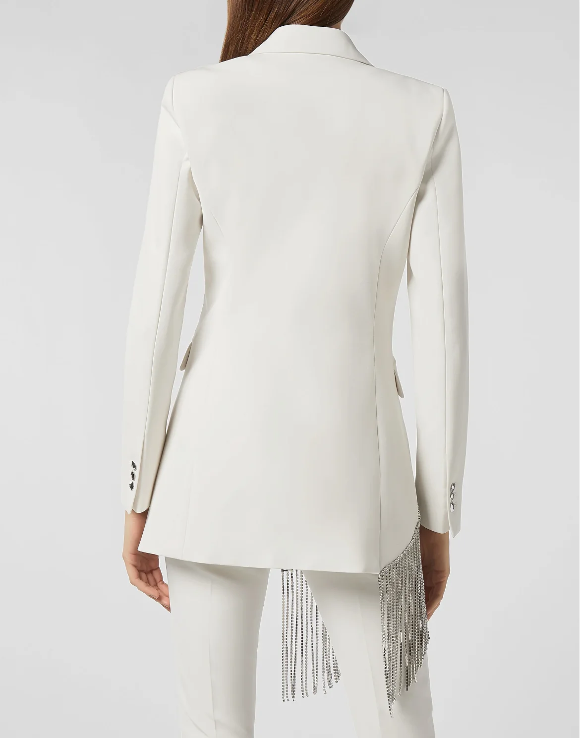 Blazer Fringe, цвет: Белый