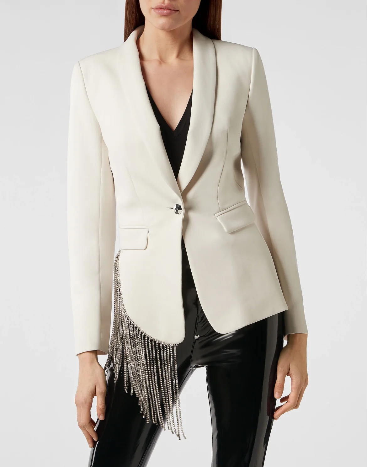 Blazer Fringe, цвет: Белый
