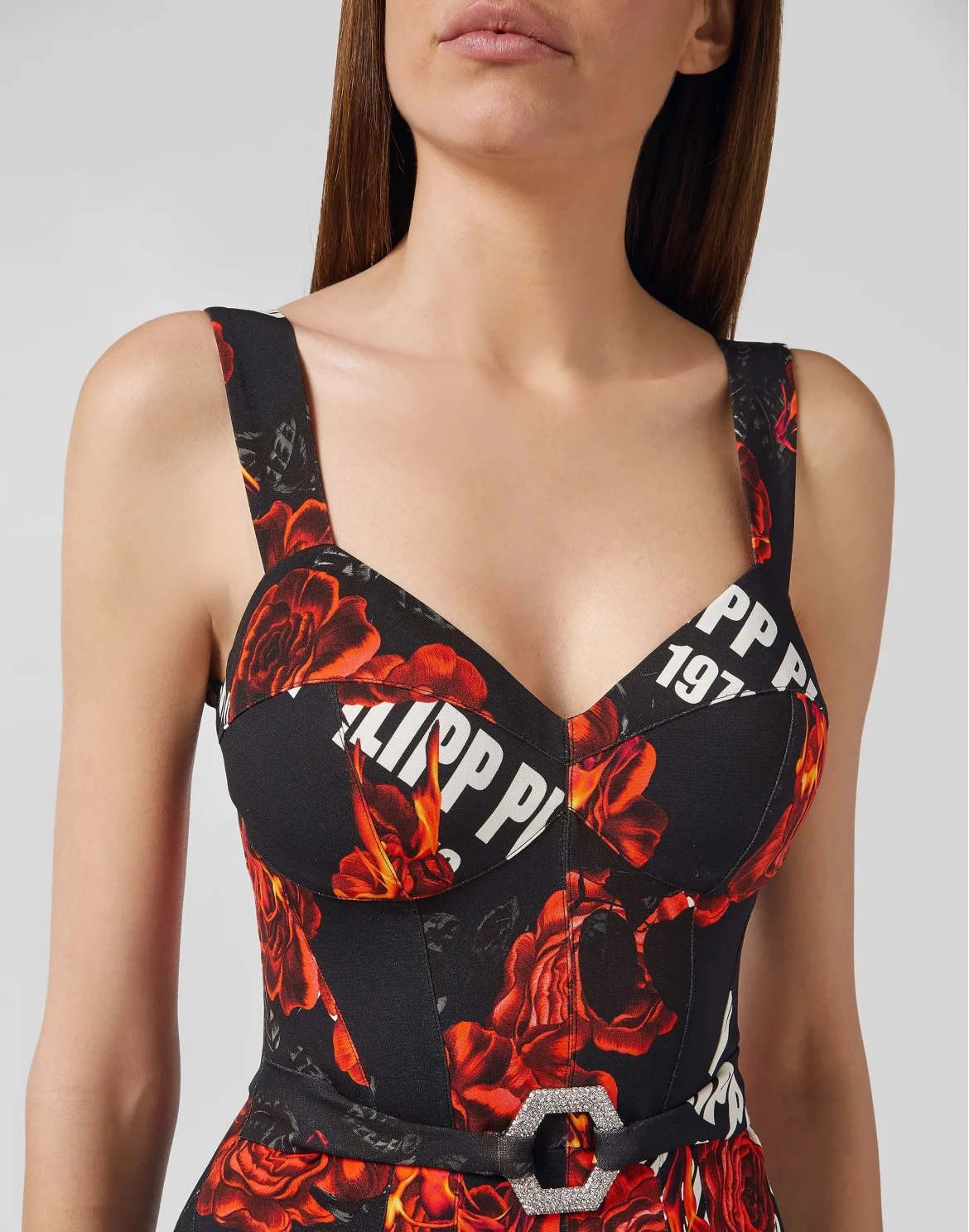 Short Dress Flowers, цвет: Черный