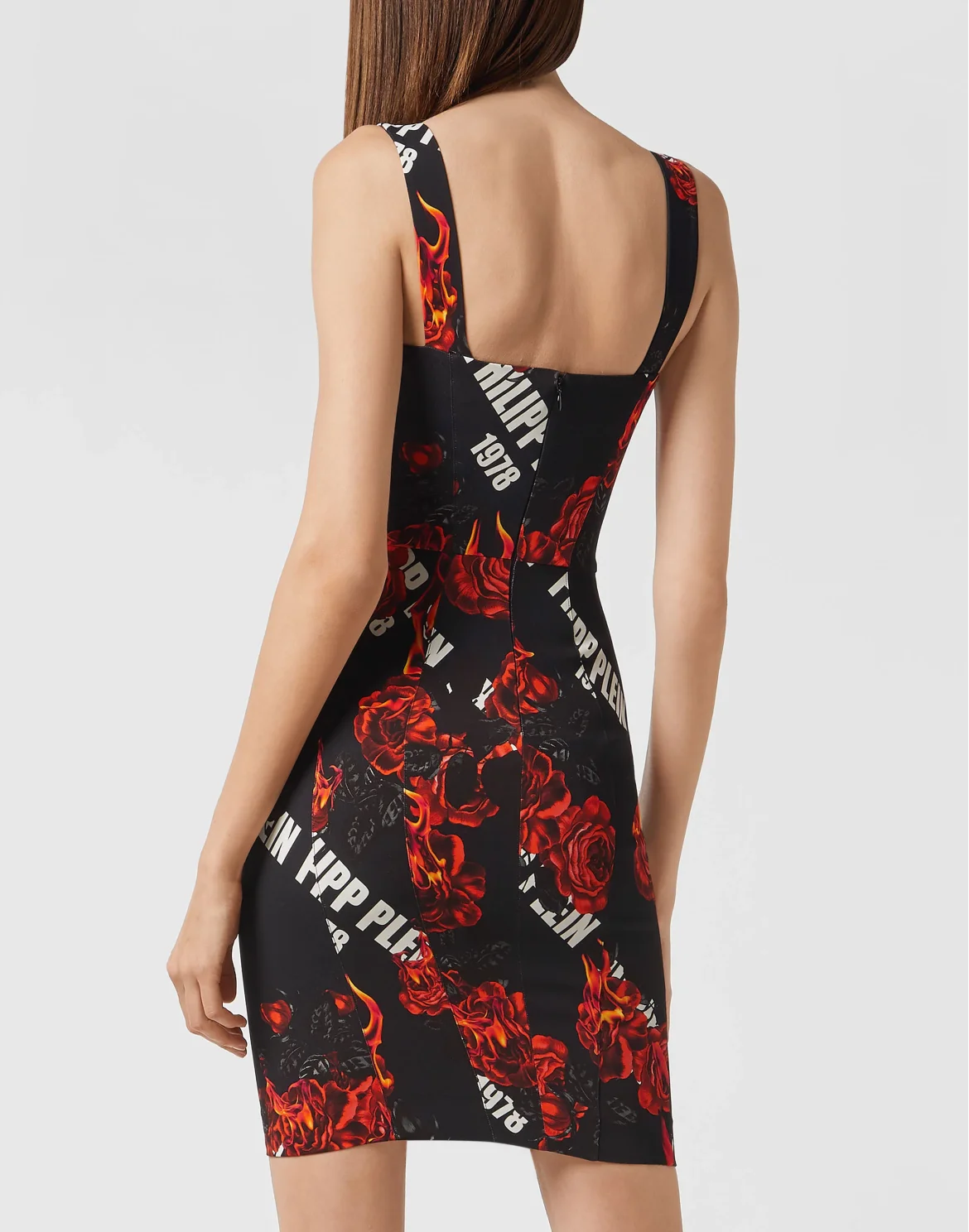 Short Dress Flowers, цвет: Черный