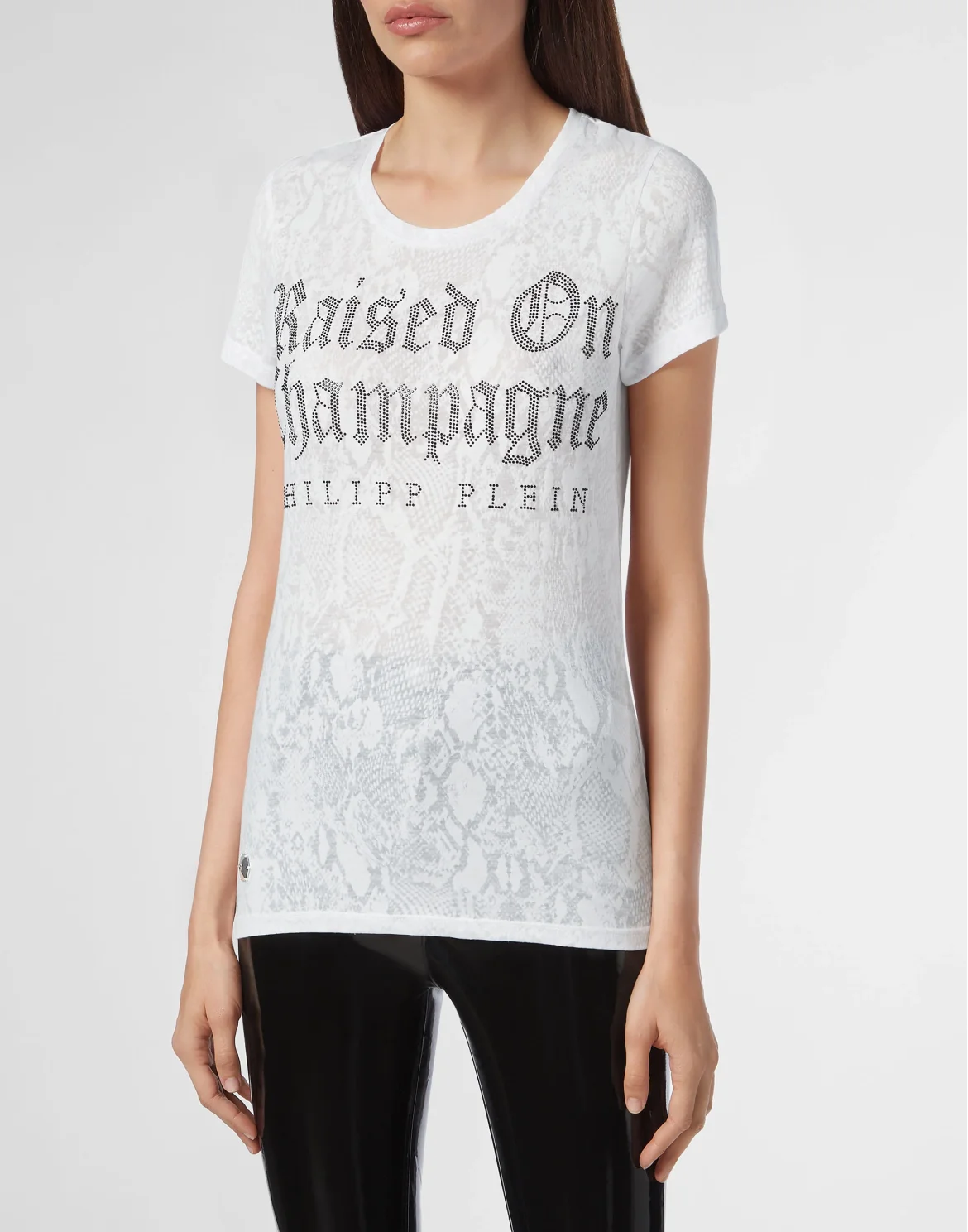 T-shirt Round Neck SS Gothic Plein, цвет: Белый