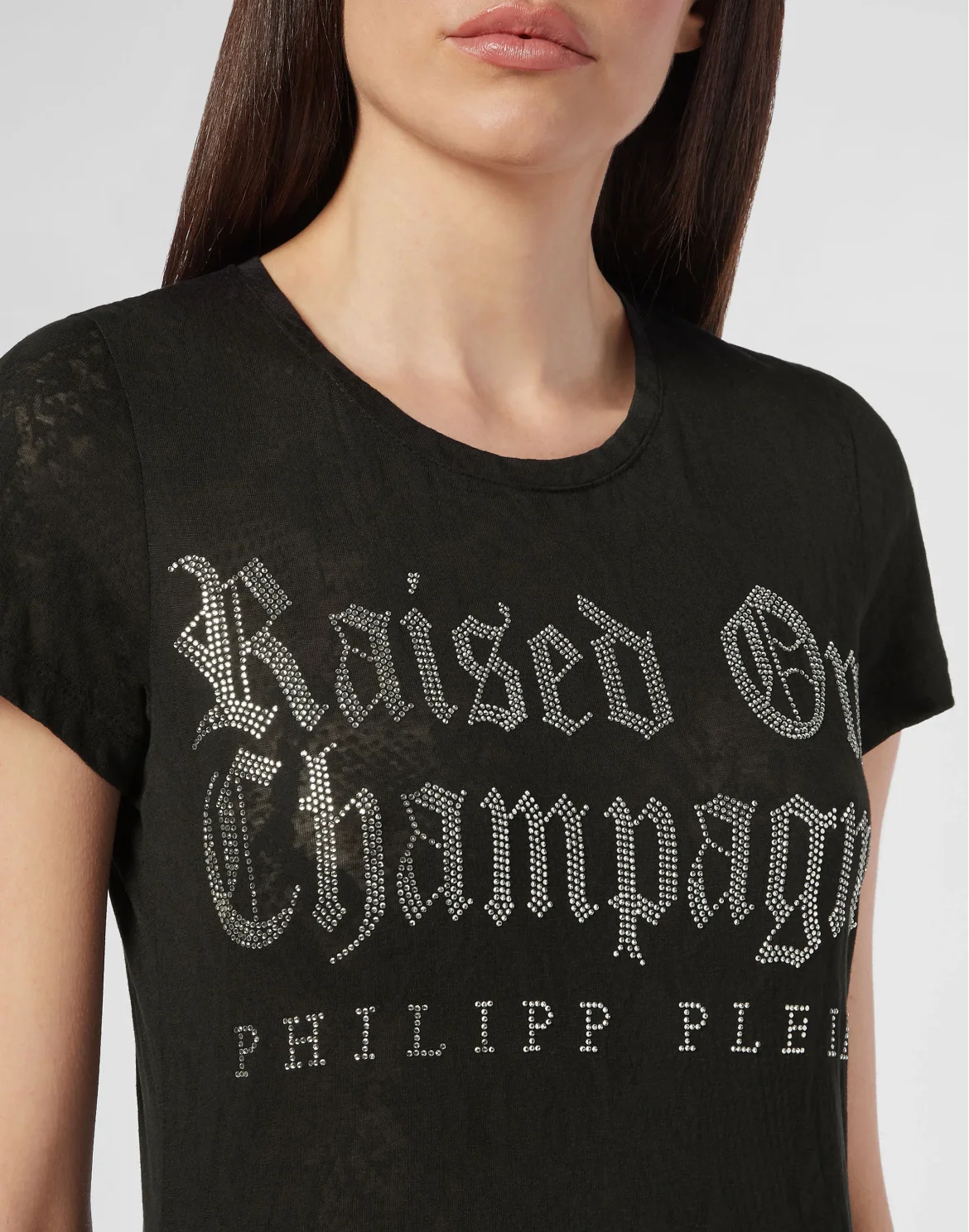 T-shirt Round Neck SS Gothic Plein, цвет: Черный