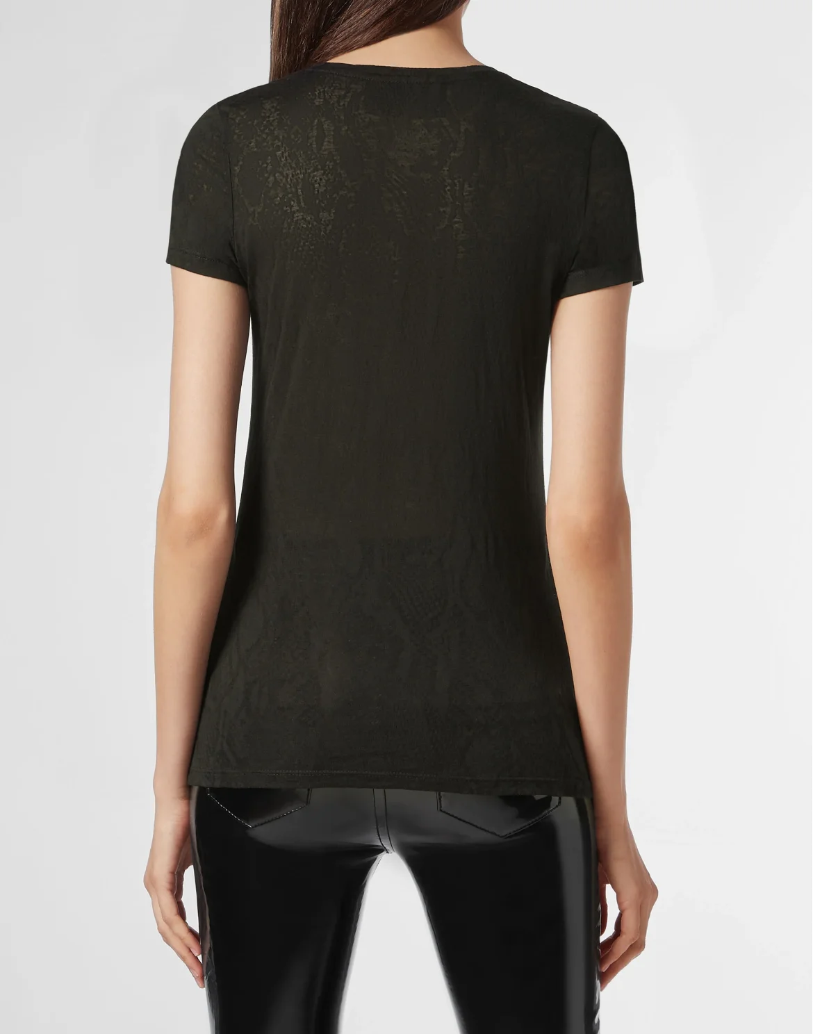 T-shirt Round Neck SS Gothic Plein, цвет: Черный