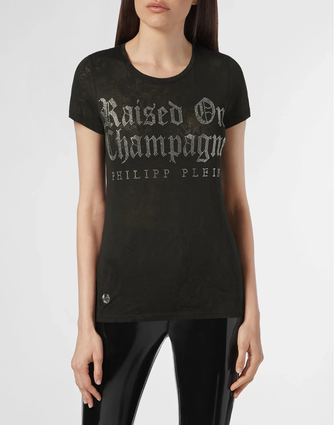 T-shirt Round Neck SS Gothic Plein, цвет: Черный