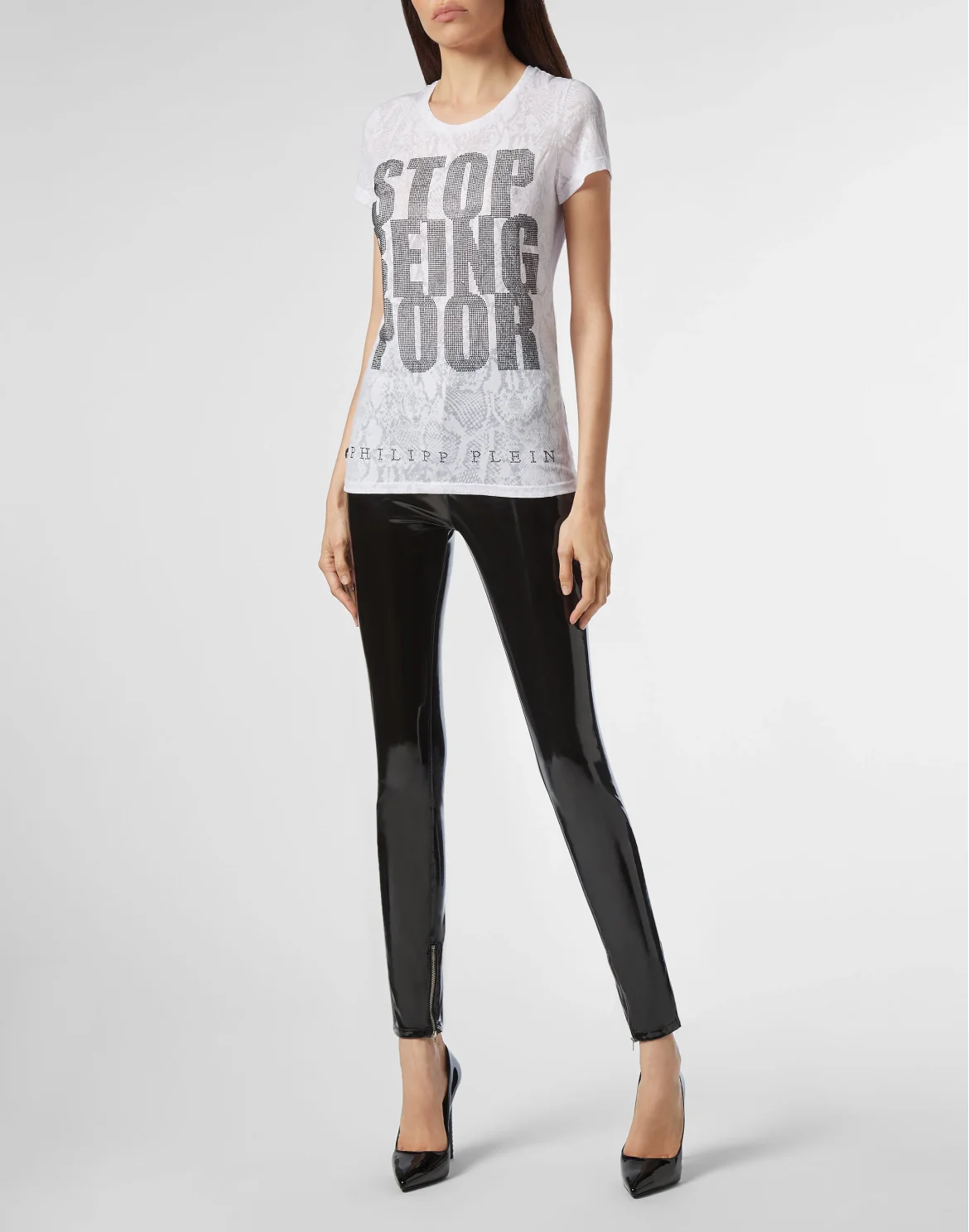 T-shirt Round Neck SS Crystal, цвет: Белый