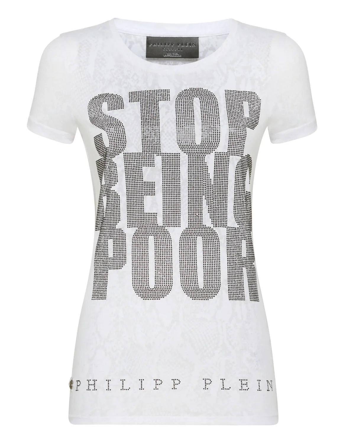 T-shirt Round Neck SS Crystal, цвет: Белый