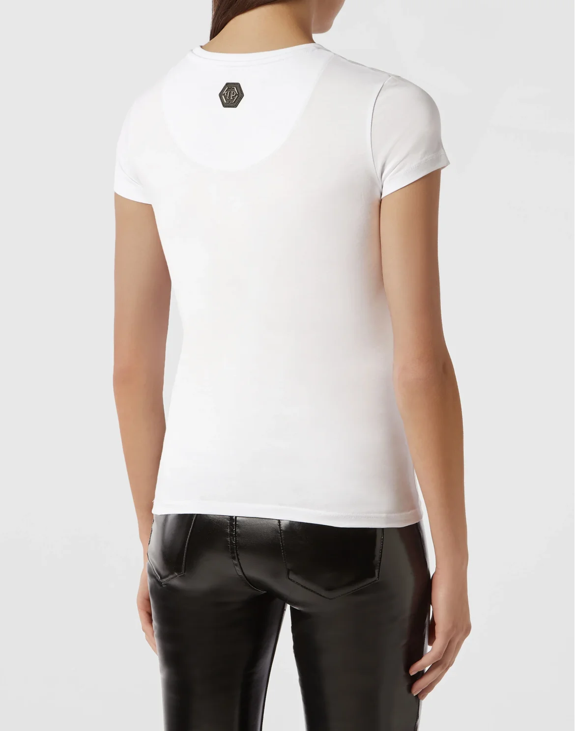 T-shirt Round Neck SS Gothic Plein, цвет: Белый