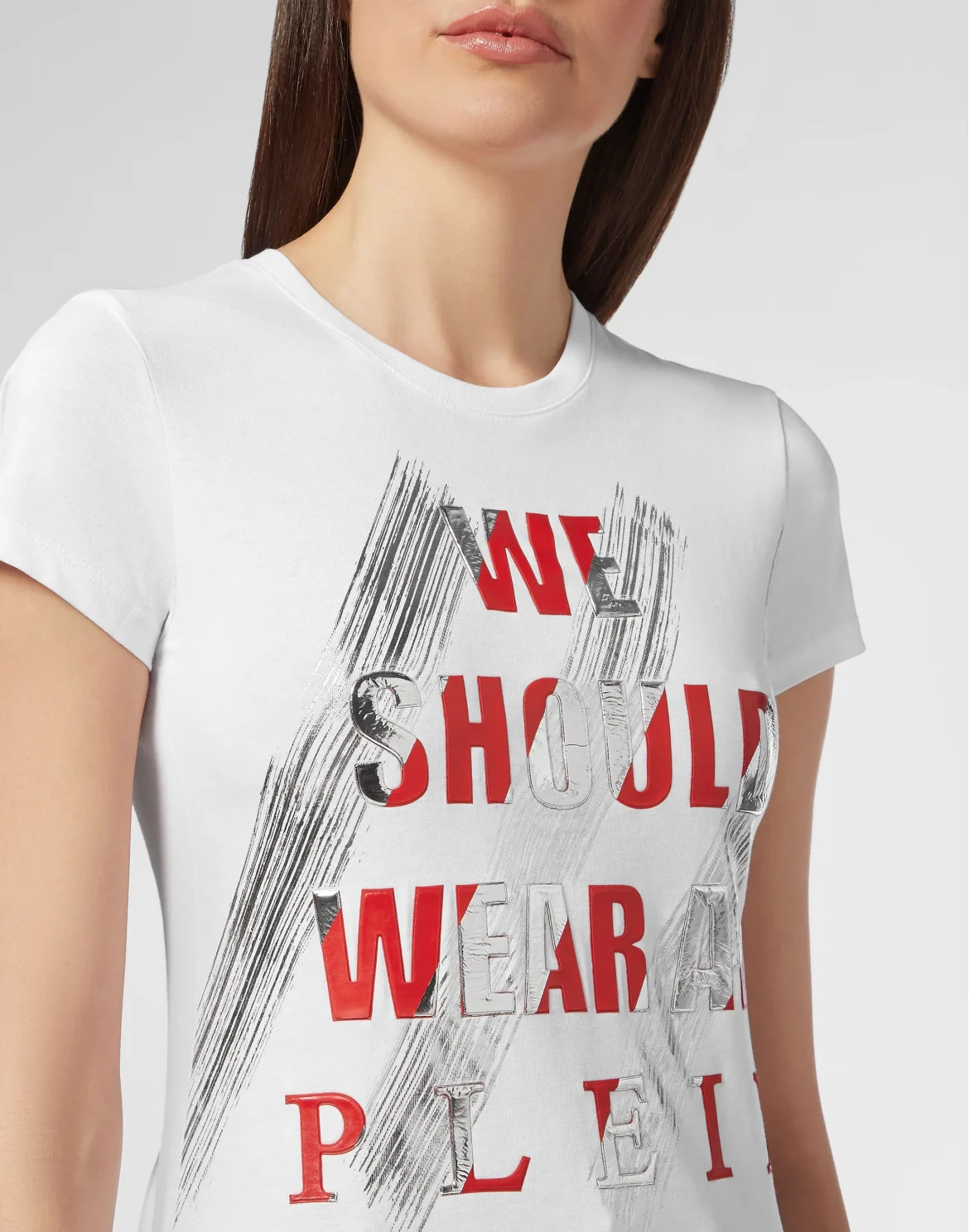 T-shirt Round Neck SS Statement, цвет: Белый