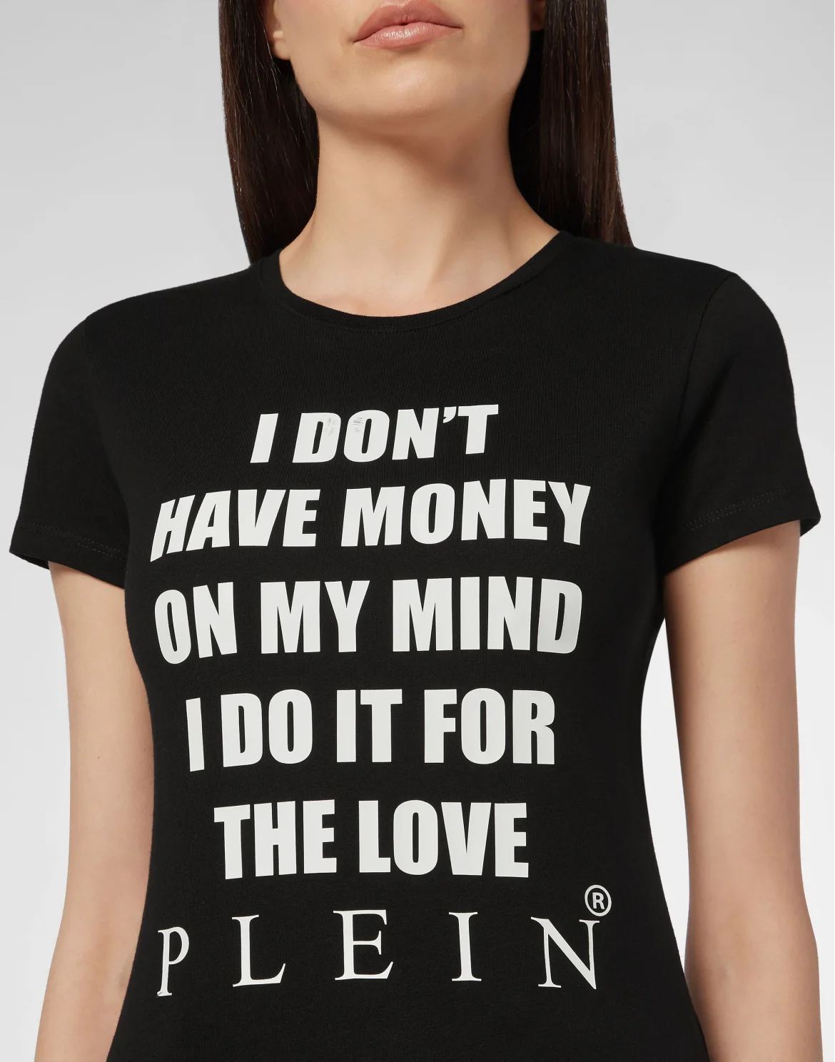 T-shirt Round Neck SS Statement, цвет: Черный