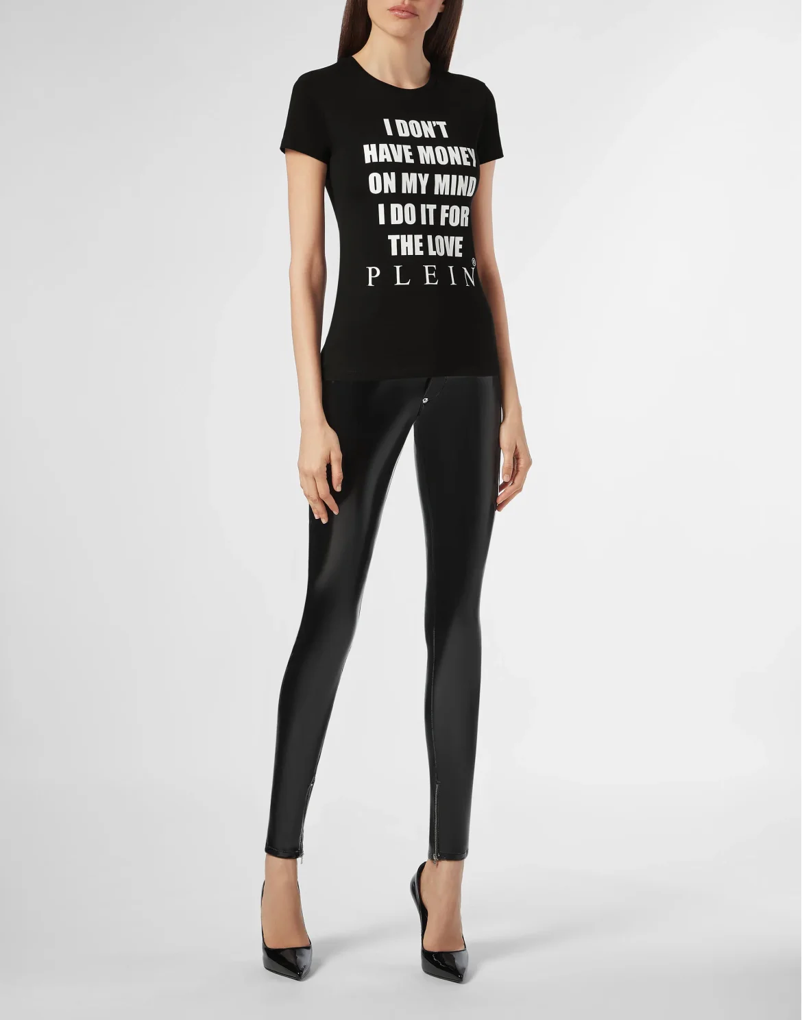 T-shirt Round Neck SS Statement, цвет: Черный