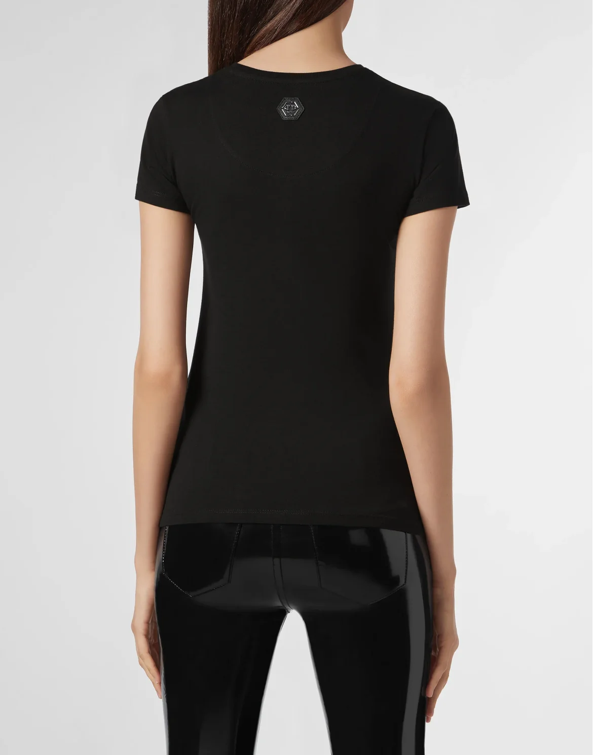 T-shirt Round Neck SS Statement, цвет: Черный
