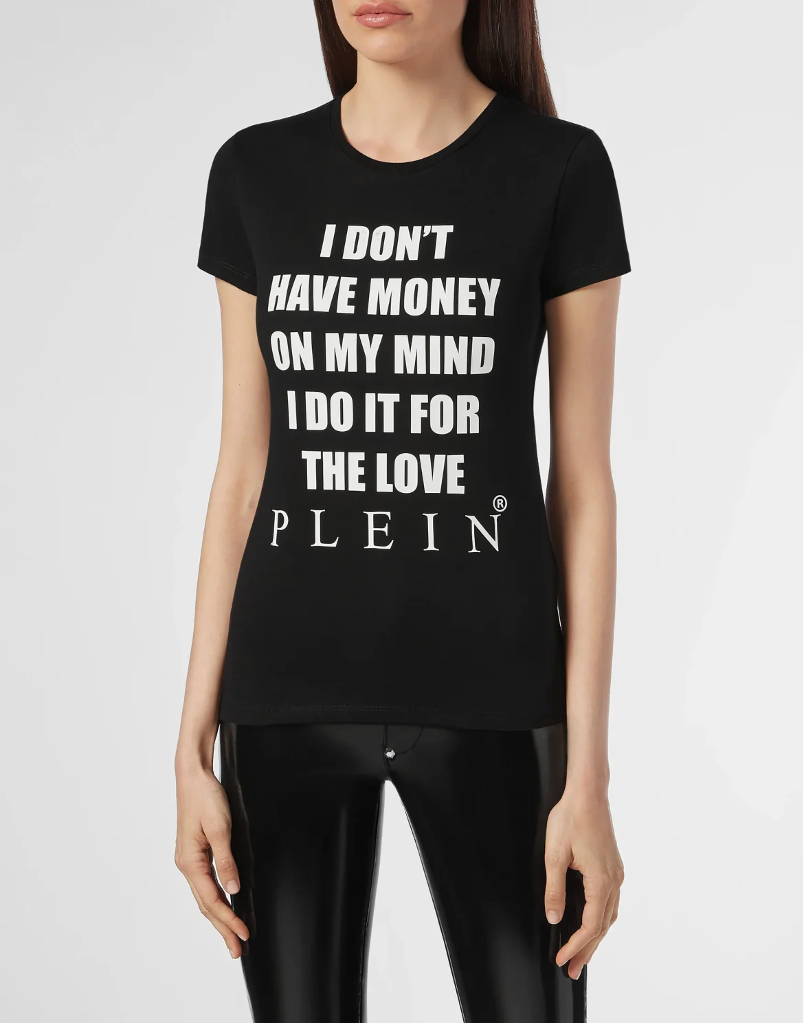 T-shirt Round Neck SS Statement, цвет: Черный