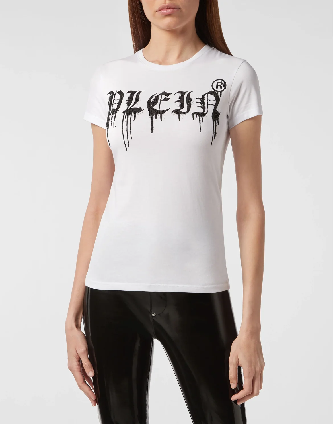 T-shirt Round Neck SS Gothic Plein, цвет: Белый