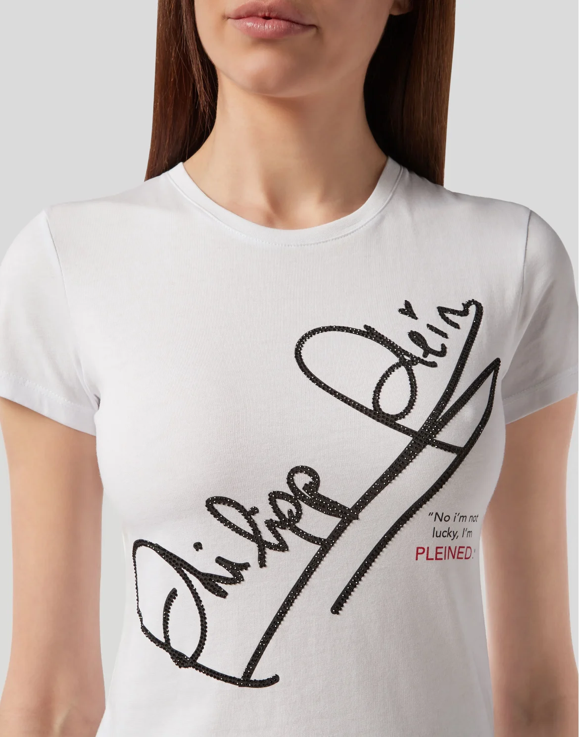 T-shirt Round Neck SS Signature, цвет: Белый