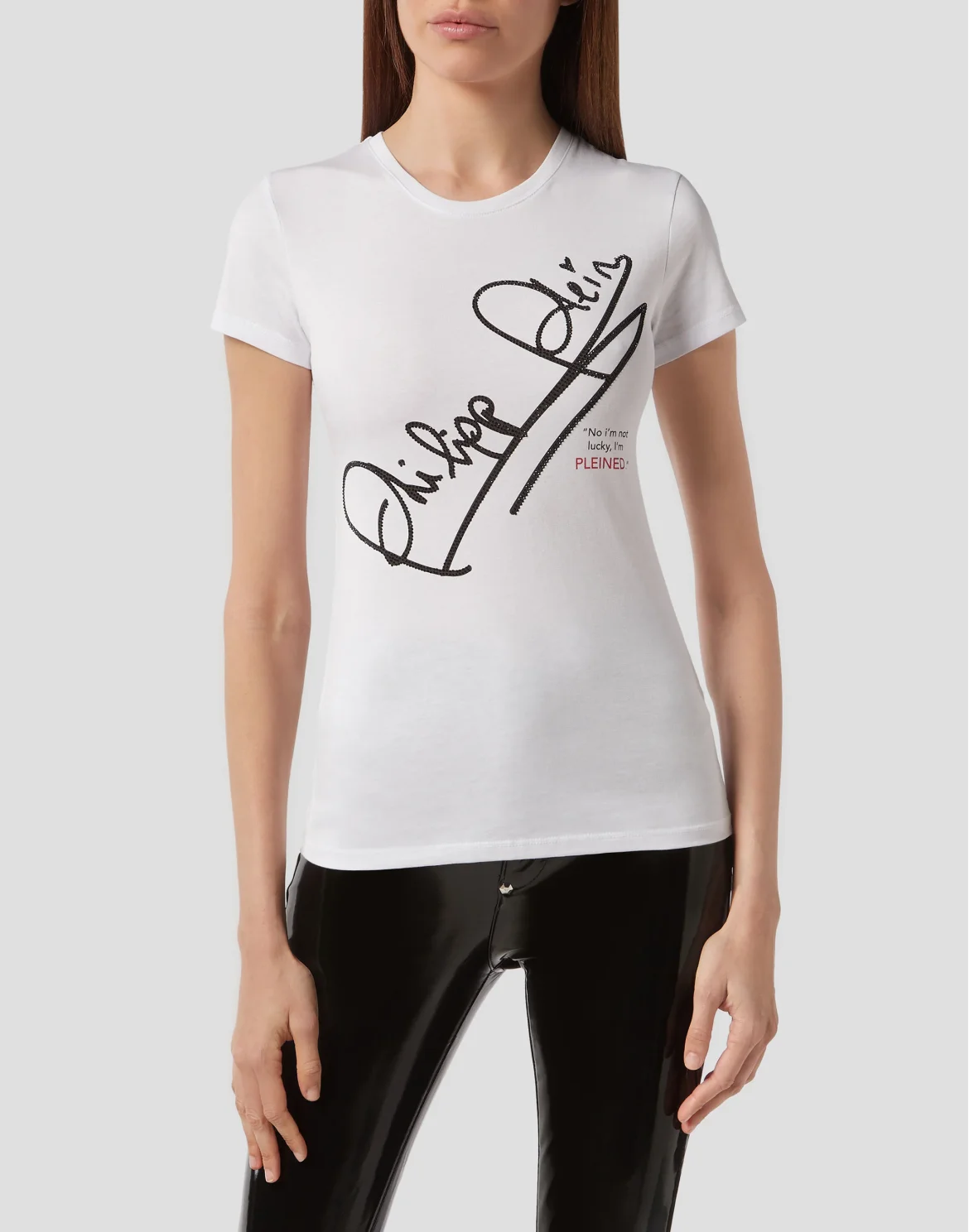 T-shirt Round Neck SS Signature, цвет: Белый