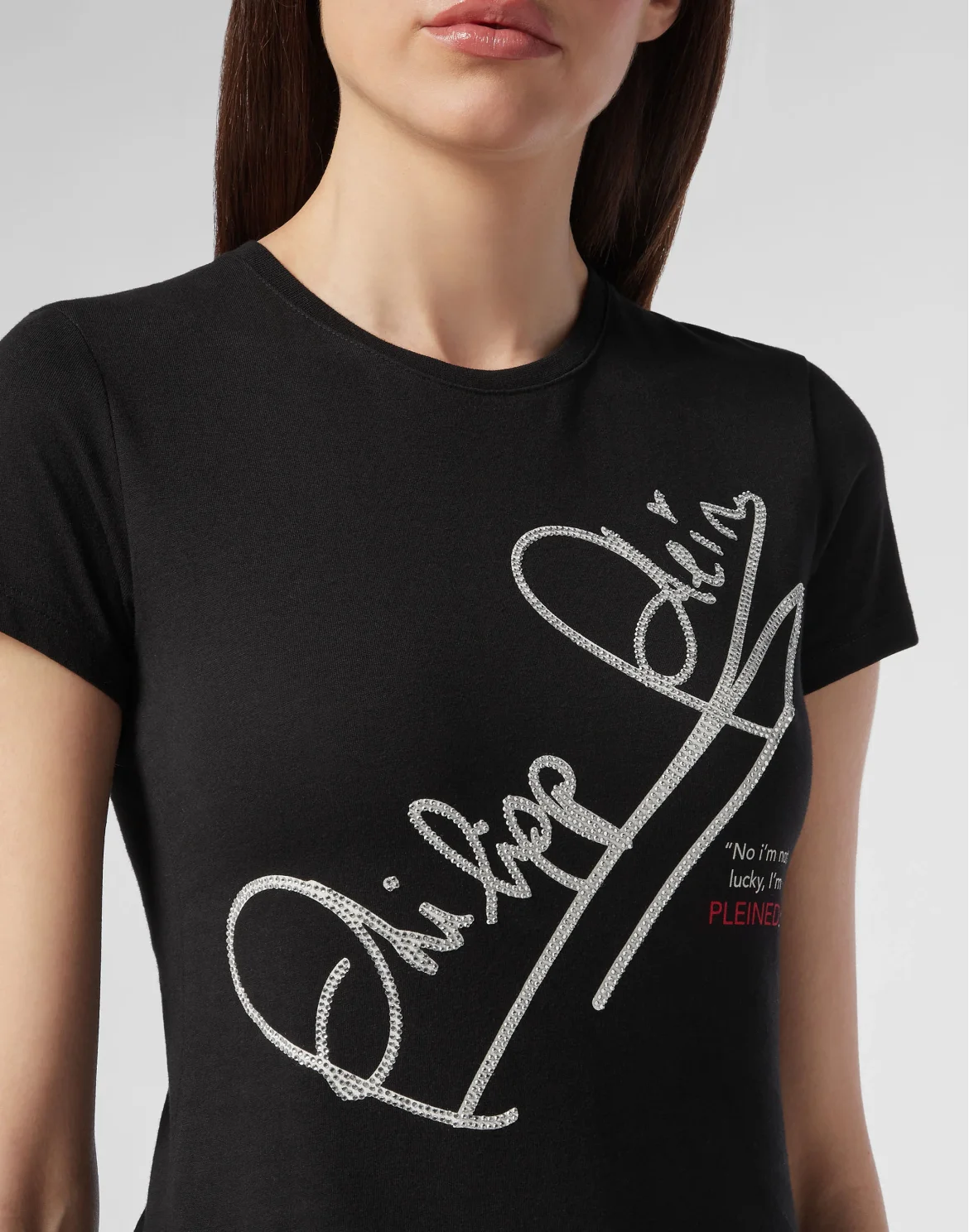 T-shirt Round Neck SS Signature, цвет: Черный