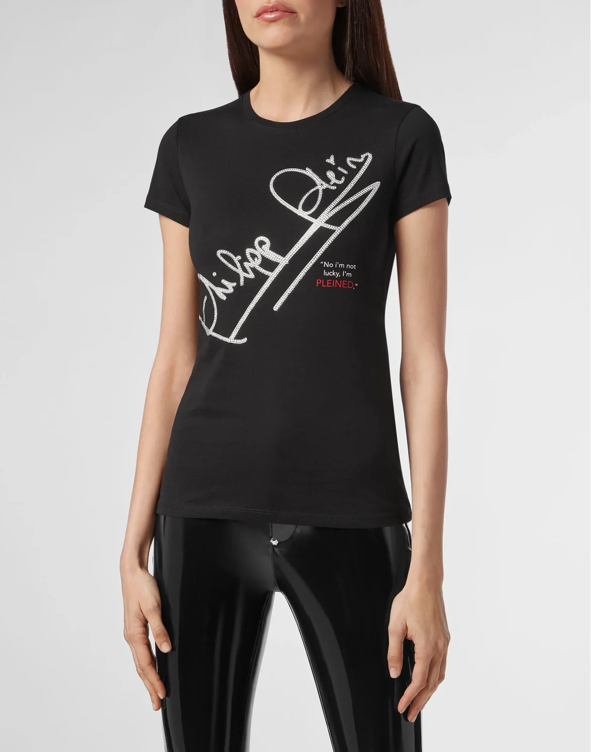T-shirt Round Neck SS Signature, цвет: Черный