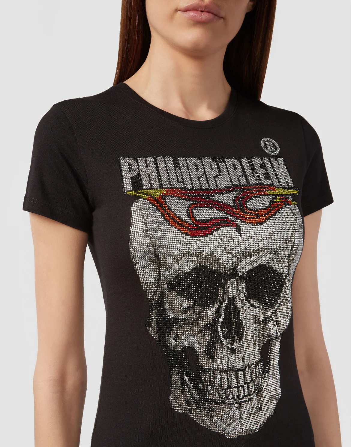 T-shirt Round Neck SS Flame, цвет: Черный
