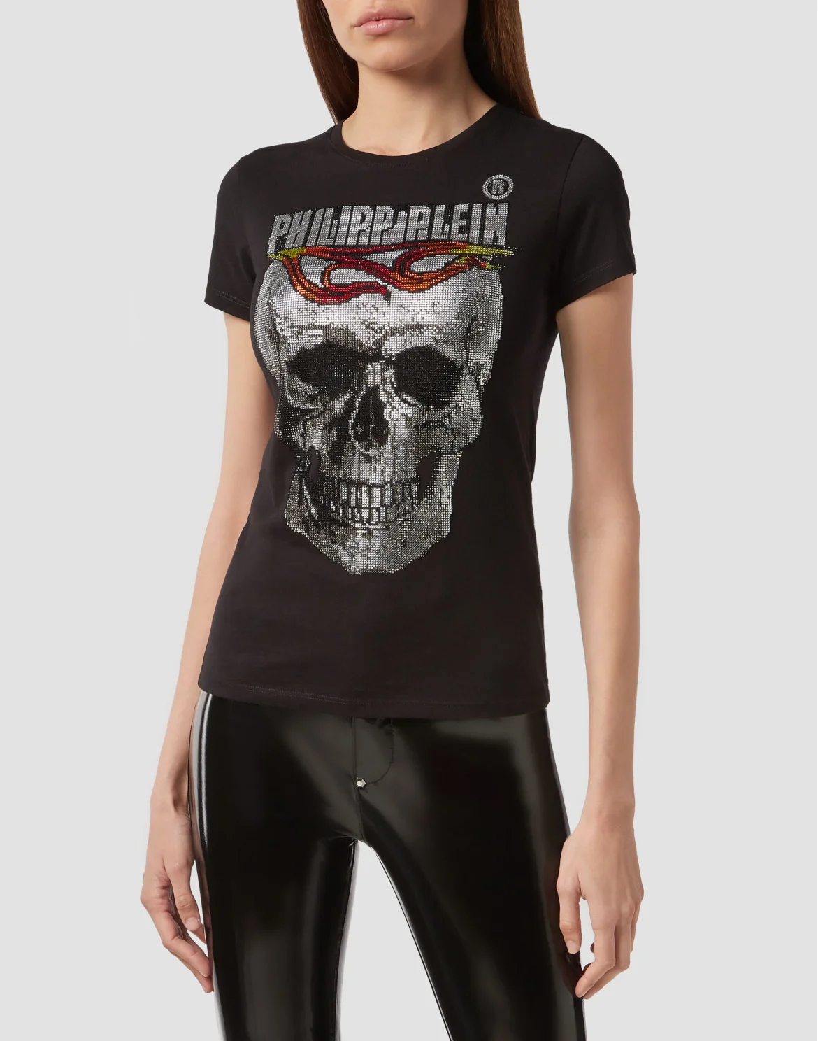 T-shirt Round Neck SS Flame, цвет: Черный
