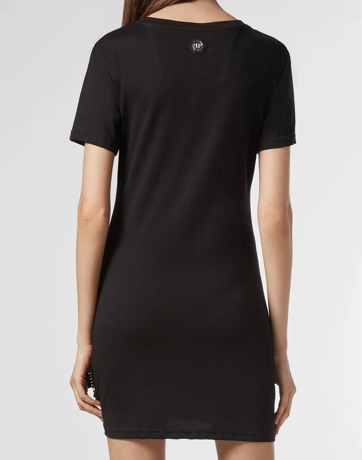 T-shirt Dress Round Neck SS Gothic Plein, цвет: Черный