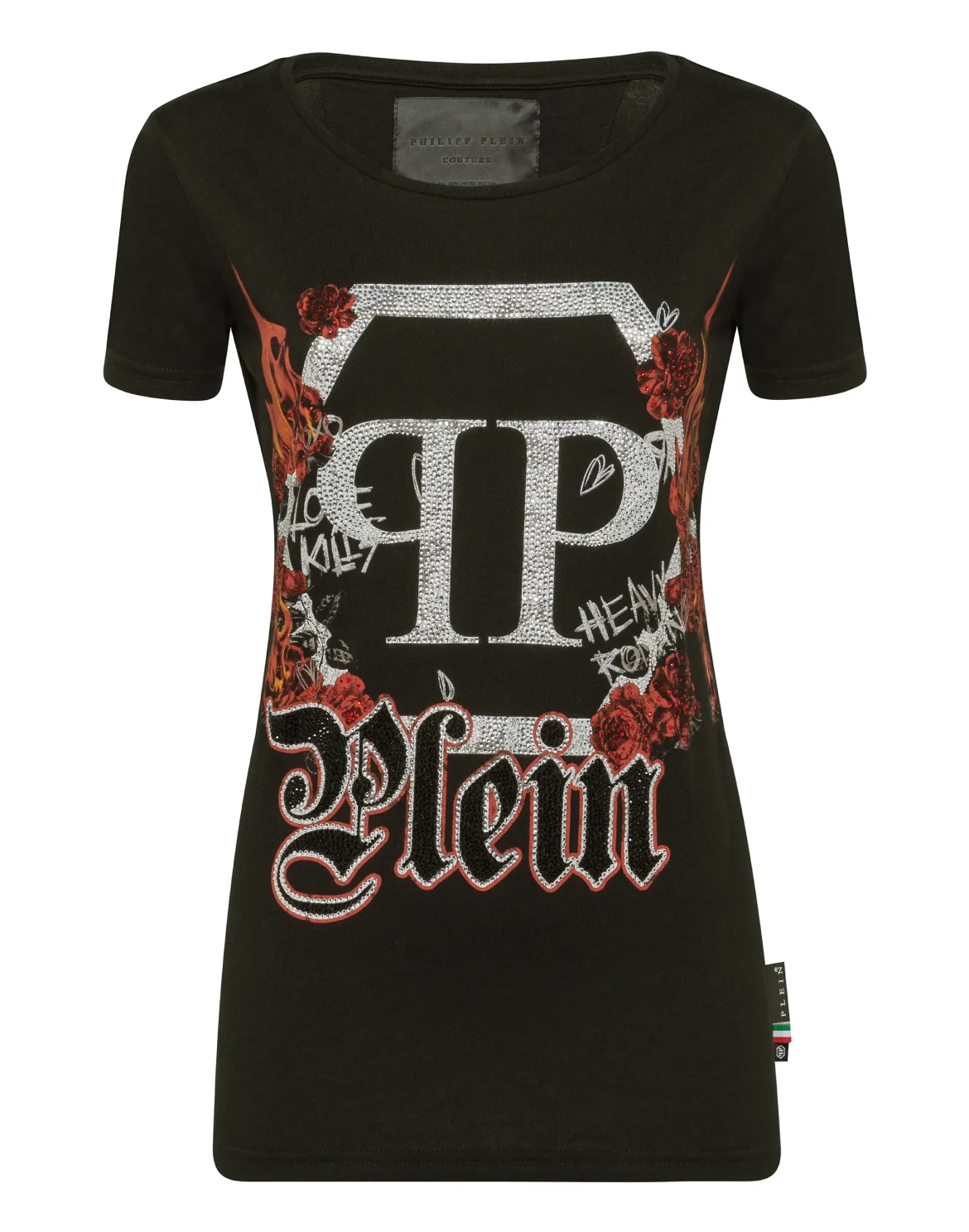 T-shirt Round Neck SS Gothic Plein, цвет: Черный