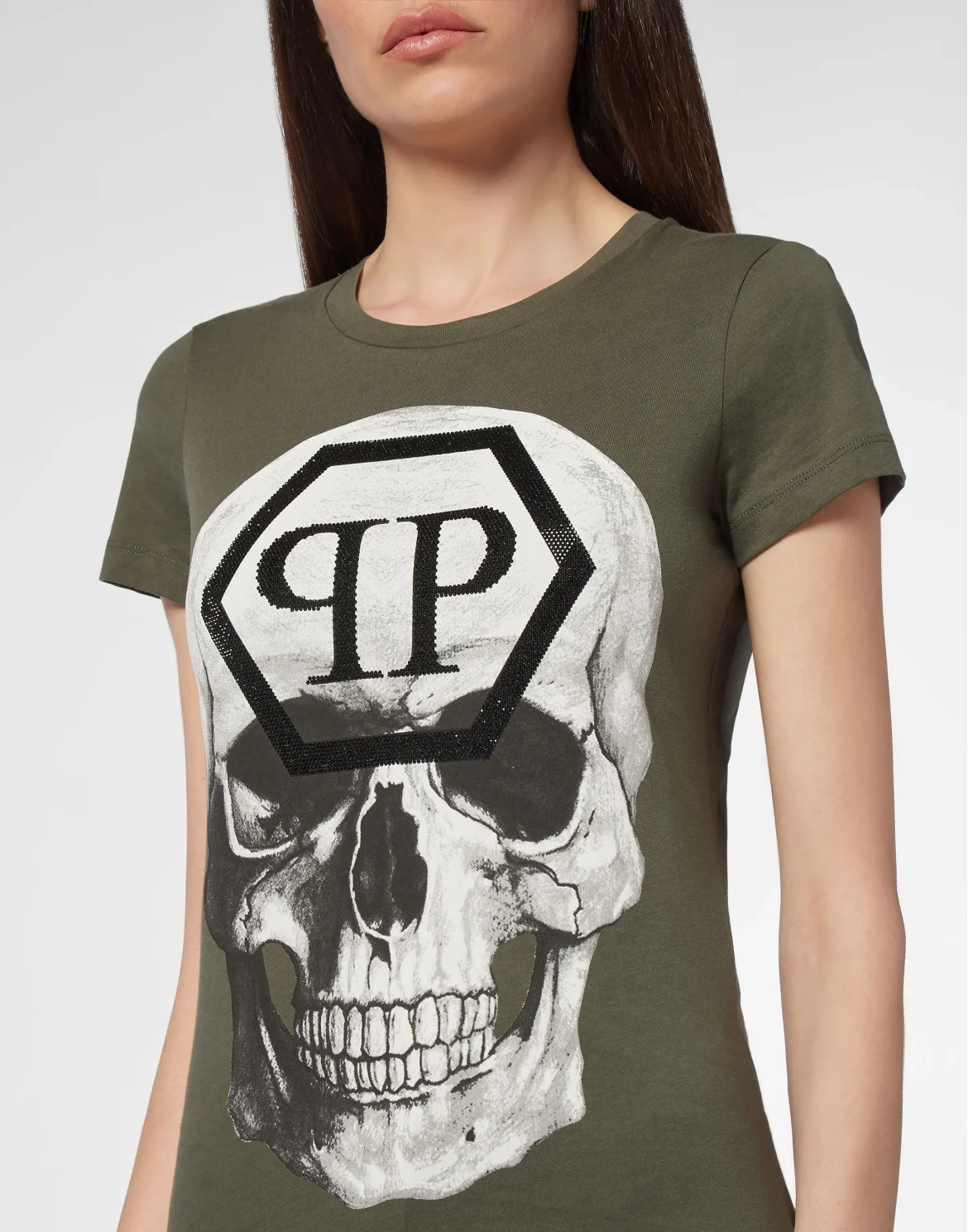 T-shirt Round Neck SS Skull, цвет: Камуфляж