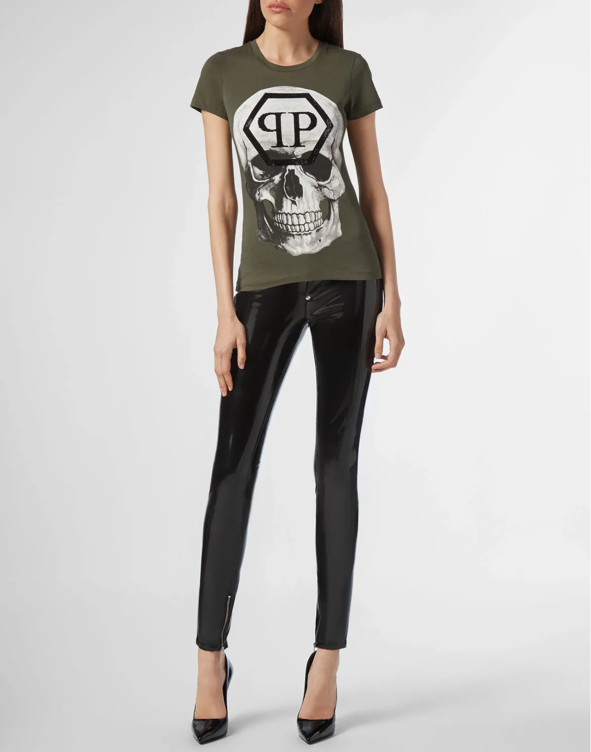 T-shirt Round Neck SS Skull, цвет: Камуфляж