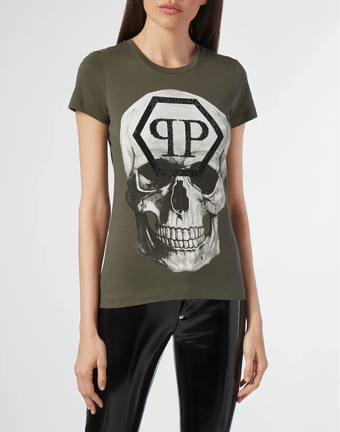 T-shirt Round Neck SS Skull, цвет: Камуфляж