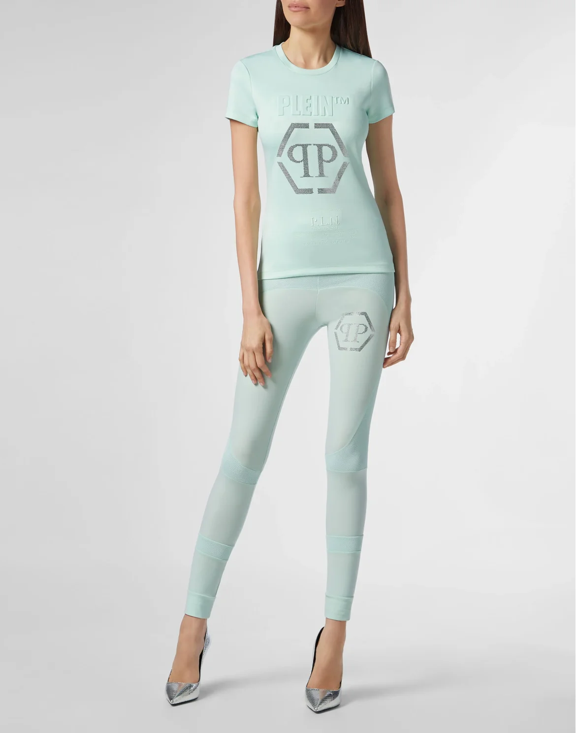 T-shirt Round Neck SS P.L.N., цвет: Зеленый
