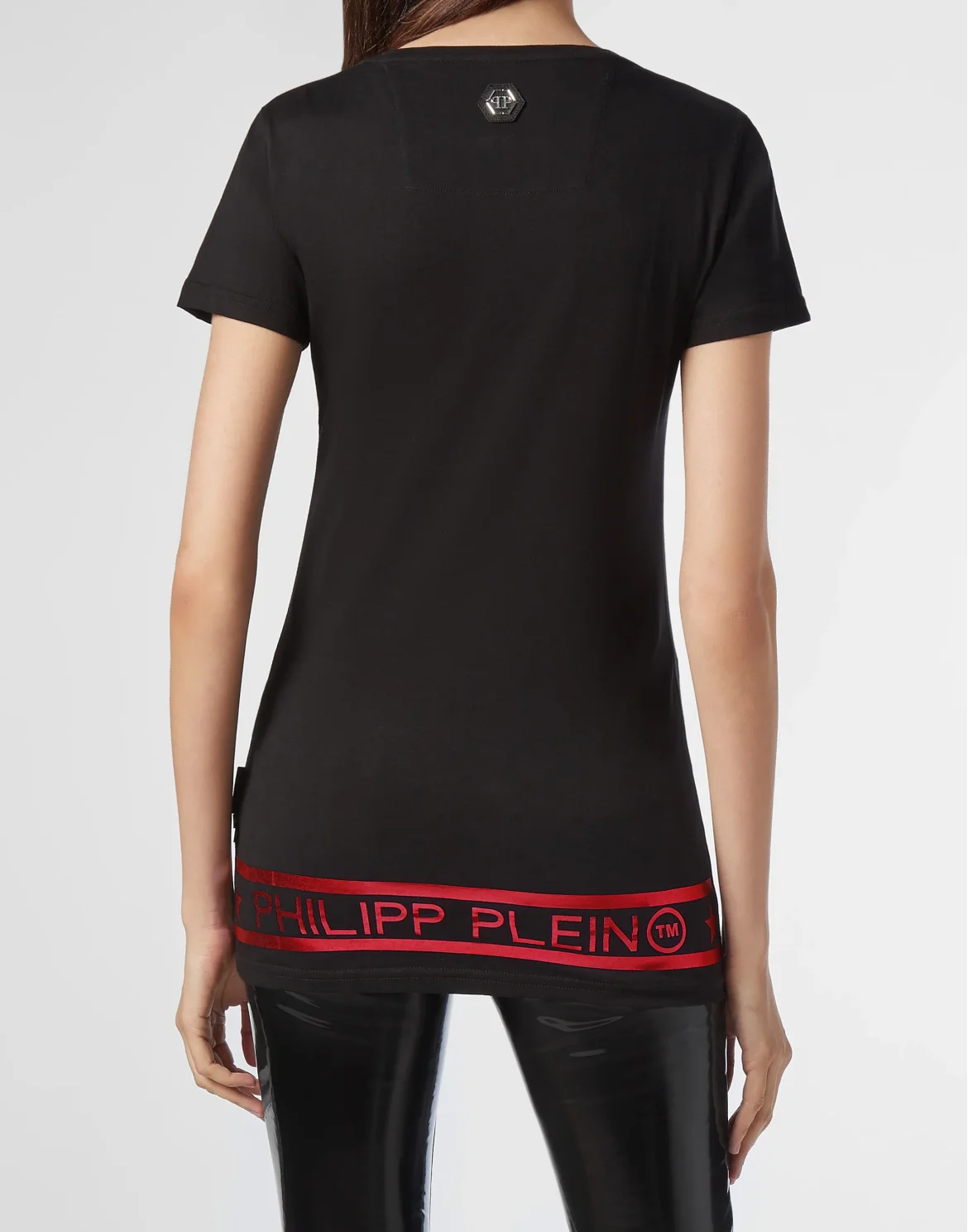 T-shirt Round Neck SS P.L.N., цвет: Черный
