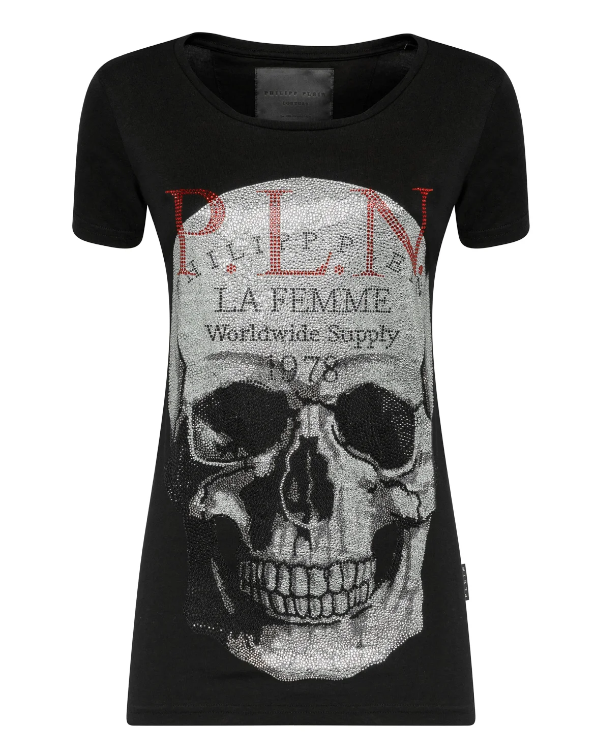 T-shirt Round Neck SS P.L.N., цвет: Черный