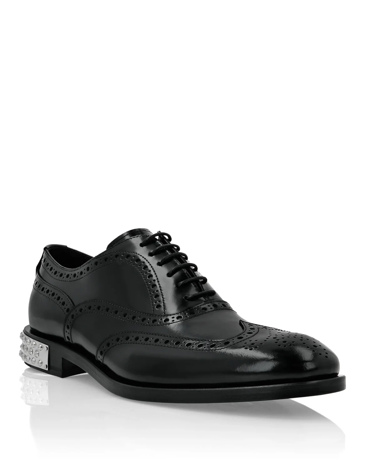 City Shoes in Brushed Leather, цвет: Черный