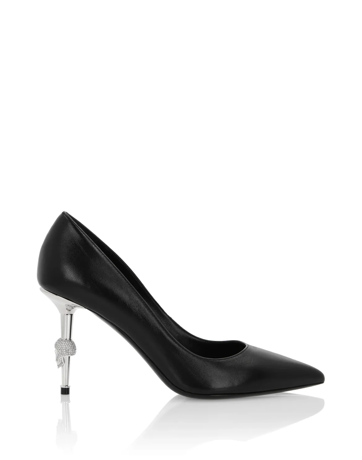 Decollete Mid Heels Crystal, цвет: Черный