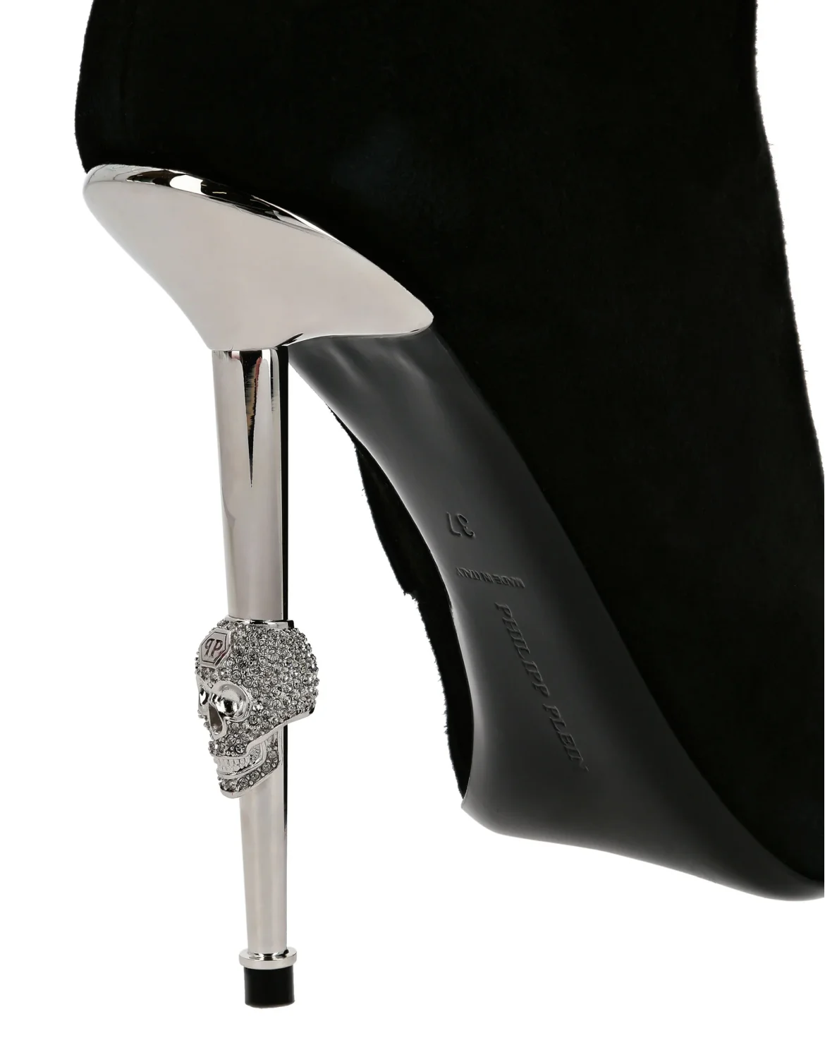 bootie high heels Crystal, цвет: Черный