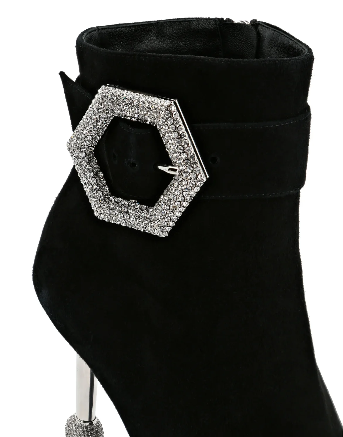 bootie high heels Crystal, цвет: Черный