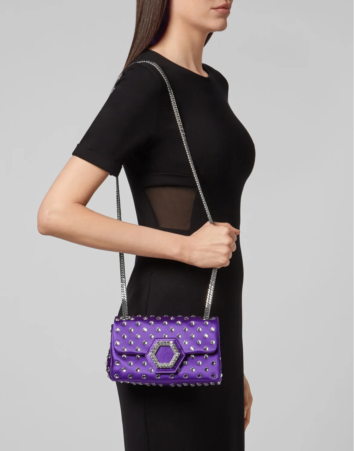 Mini Shoulder Stones  Hexagon, цвет: Фиолетовый